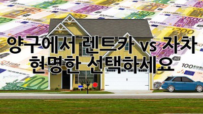 양구에서 렌트카 vs 자차? 현명한 선택하세요!